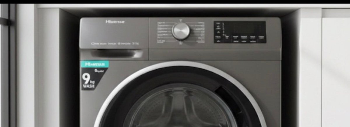 Hisense 9 kg Wash / 6 kg Dry Washer - Dryer Combo – Inverter Motor, Steam Refresh, 1400 RPM - althahanifurniture