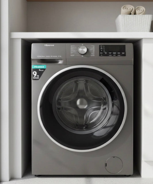 Hisense 9 kg Wash / 6 kg Dry Washer - Dryer Combo – Inverter Motor, Steam Refresh, 1400 RPM - althahanifurniture