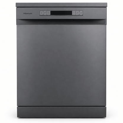 Hisense HS622E90G 13-Place-Setting Freestanding Dishwasher – Titanium Grey - Al Thahani Furniture