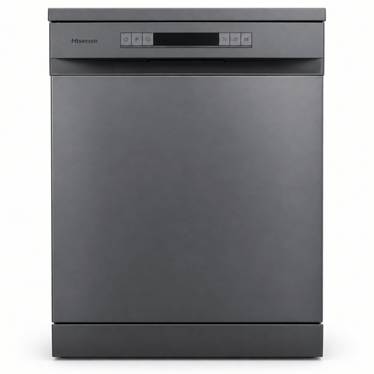 Hisense HS622E90G 13-Place-Setting Freestanding Dishwasher – Titanium Grey - Al Thahani Furniture