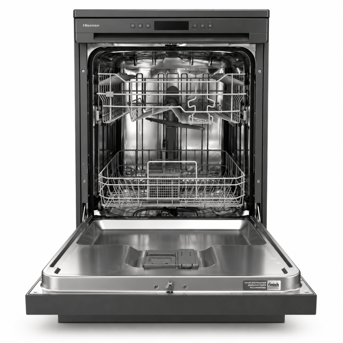 Hisense HS622E90G 13-Place-Setting Freestanding Dishwasher – Titanium Grey - Al Thahani Furniture