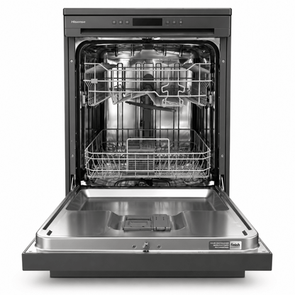 Hisense HS622E90G 13-Place-Setting Freestanding Dishwasher – Titanium Grey - Al Thahani Furniture
