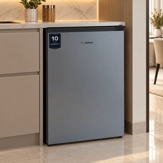 Hisense RR122D4ASU 122L Single Door Refrigerator – Silver - Al Thahani Furniture