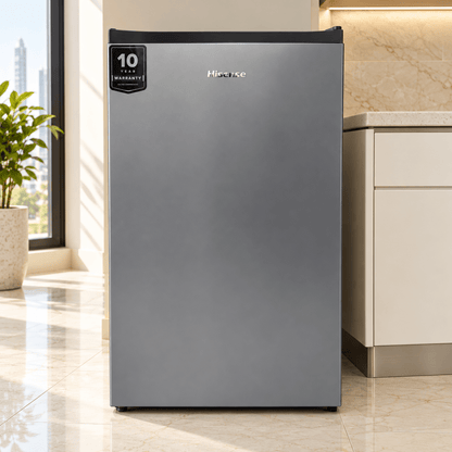 Hisense RR122D4ASU 122L Single Door Refrigerator with Chiller – Silver - Al Thahani Furniture