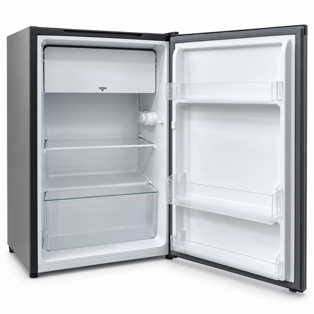 Hisense RR122D4ASU 122L Single Door Refrigerator with Chiller – Silver - Al Thahani Furniture