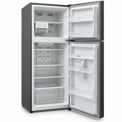 Hisense RT328N4DGN 328L Top Mount No Frost Refrigerator – Silver - Al Thahani Furniture
