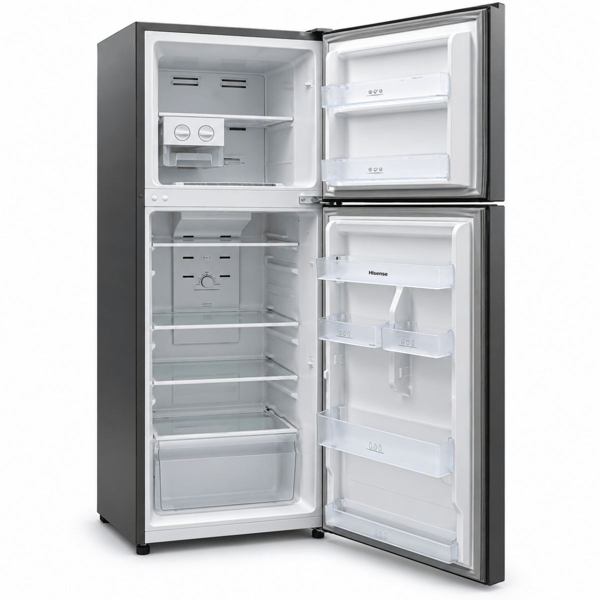 Hisense RT328N4DGN 328L Top Mount No Frost Refrigerator – Silver - Al Thahani Furniture