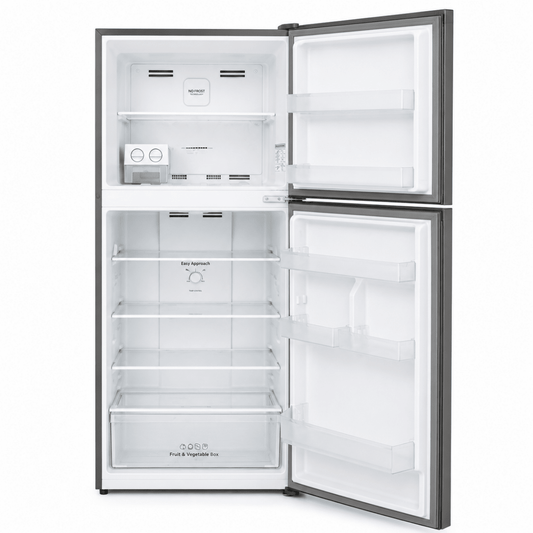 Hisense RT488N4ASU Top Mount Refrigerator | 488L Gross, Total No Frost, Stainless Steel - used 7 months - Al Thahani Furniture
