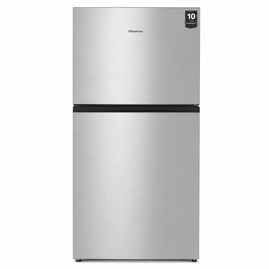 Hisense RT488N4ASU Top Mount Refrigerator | 488L Gross, Total No Frost, Stainless Steel - used 7 months - Al Thahani Furniture