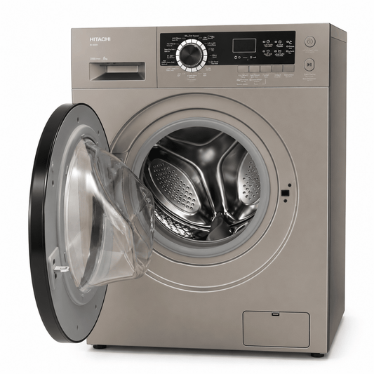 Hitachi 8 kg Front-Load Washing Machine – BD-802HVOS - Al Thahani Furniture