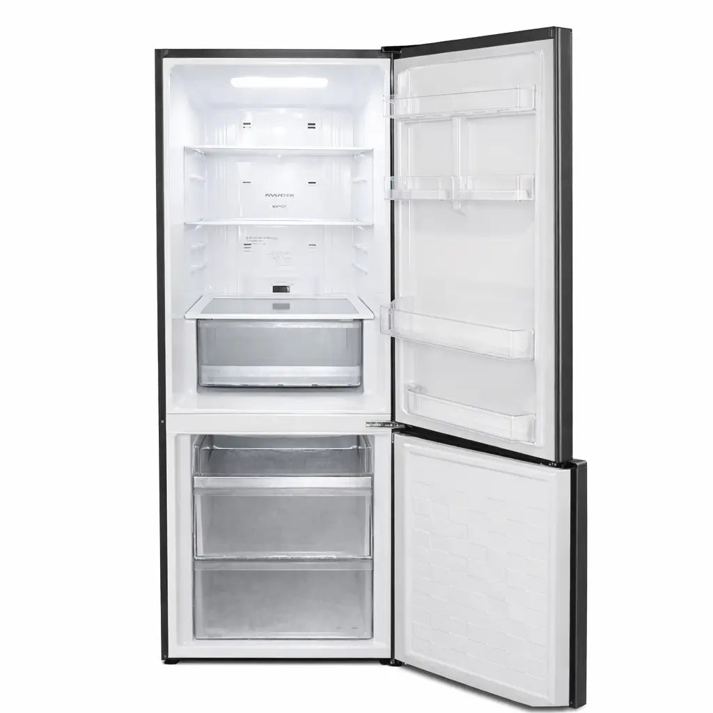 Hitachi Bottom Freezer Inverter Refrigerator – 350L, Stainless Steel, Energy Efficient, Freestanding - althahanifurniture
