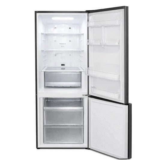 Hitachi Bottom Freezer Inverter Refrigerator – 350L, Stainless Steel, Energy Efficient, Freestanding - althahanifurniture