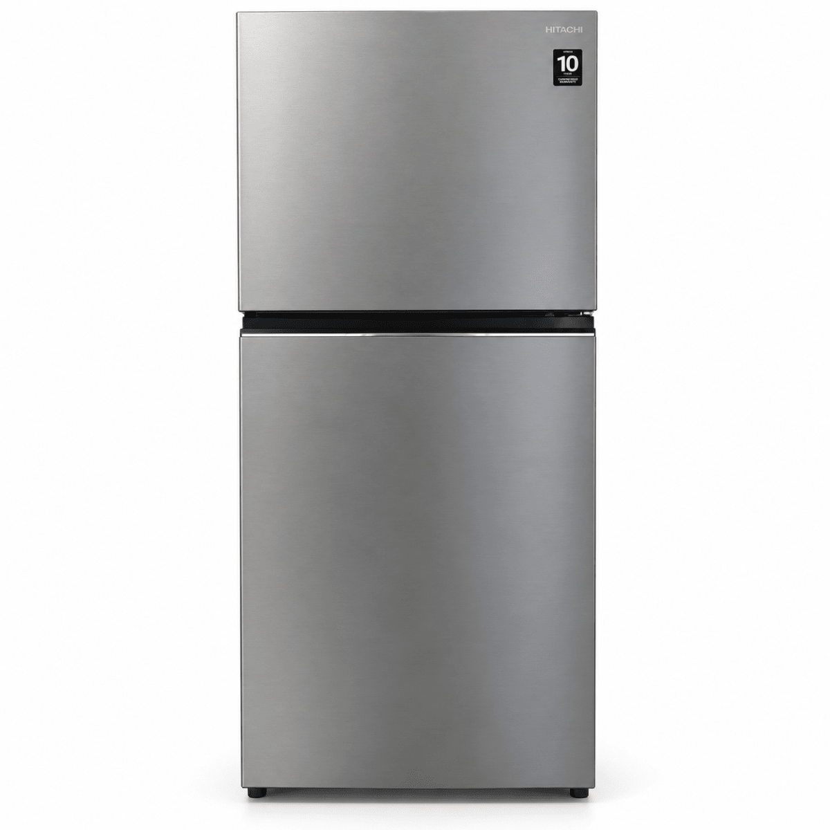 Hitachi HRTN6408SPSVAE 374L Inverter Top Freezer Refrigerator – Premium Silver - Al Thahani Furniture