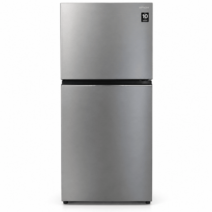 Hitachi HRTN6408SPSVAE 374L Inverter Top Freezer Refrigerator – Premium Silver - Al Thahani Furniture