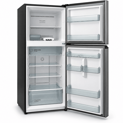 Hitachi HRTN6408SPSVAE 374L Inverter Top Freezer Refrigerator – Premium Silver - Al Thahani Furniture