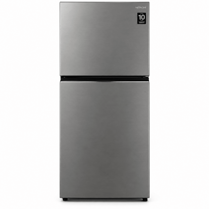 Hitachi HRTN6408SPSVAE 374L Inverter Top Freezer Refrigerator – Premium Silver - Al Thahani Furniture