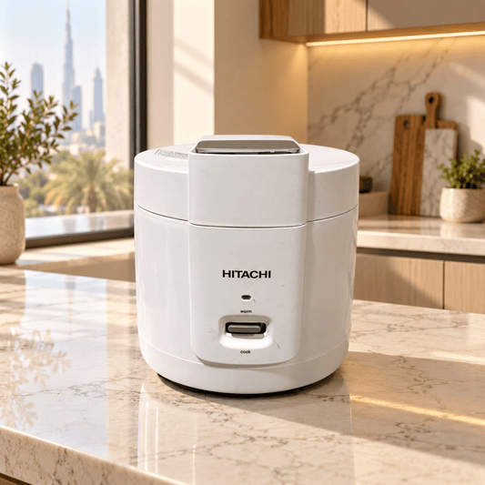 Hitachi RZ-S18MN 1.8L Mechanical Rice Cooker – White – 800W - Al Thahani Furniture