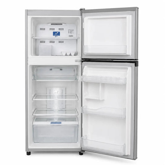 Hitachi Stylish Series Top Mount Refrigerator | RT240EUK4SLS, 187L Gross, Silver - used 7 months - Al Thahani Furniture