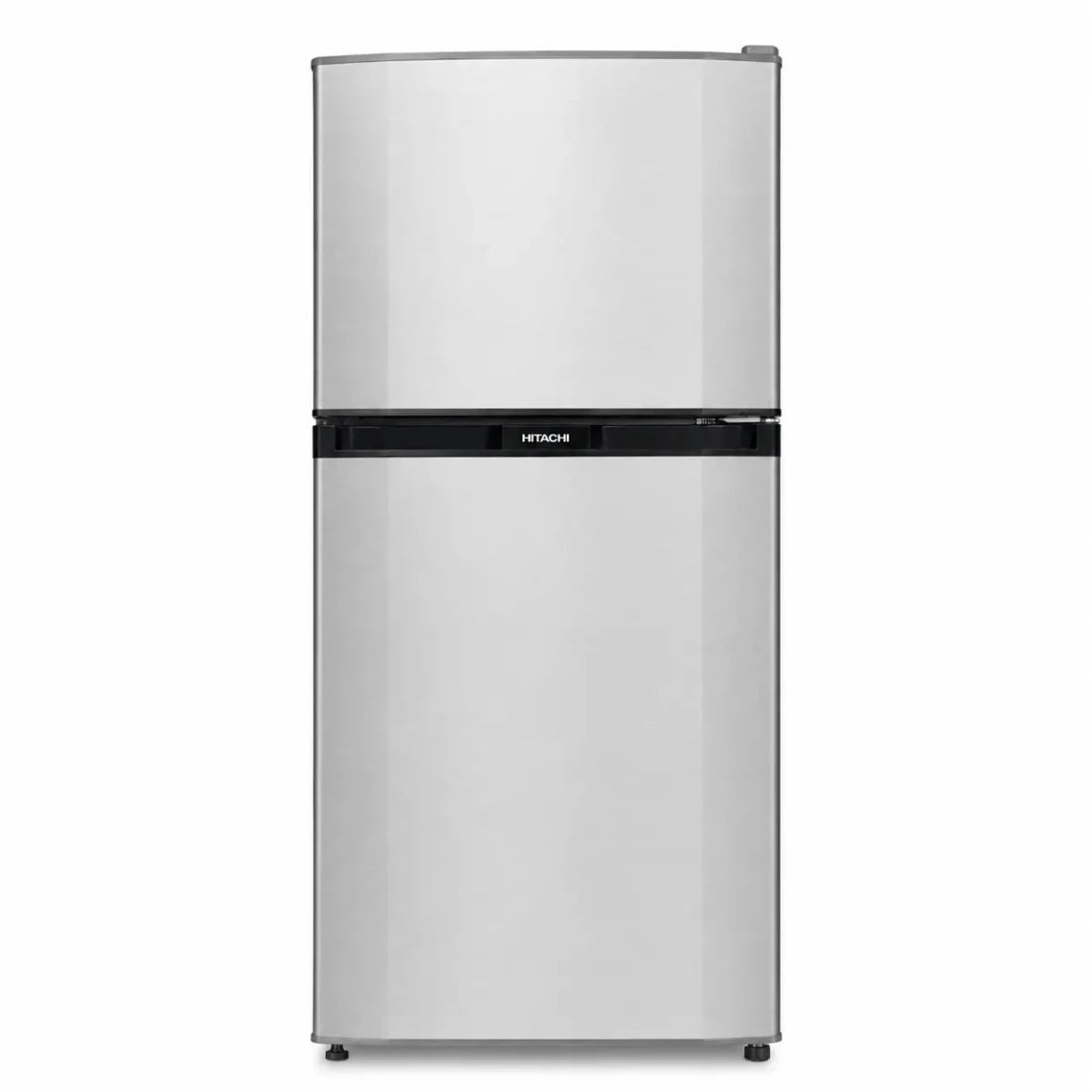 Hitachi Stylish Series Top Mount Refrigerator | RT240EUK4SLS, 187L Gross, Silver - used 7 months - Al Thahani Furniture