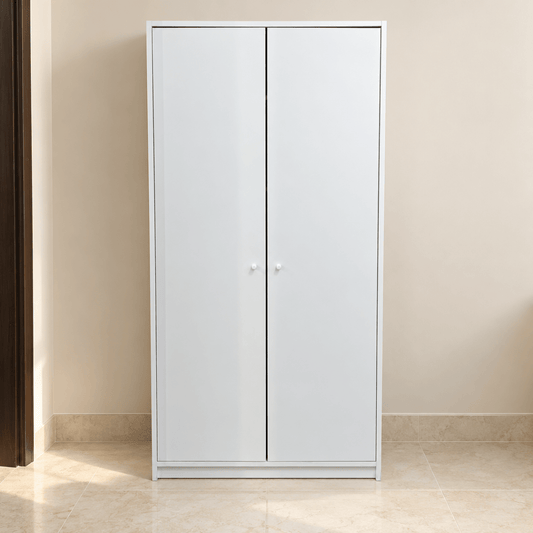 Home Box 2-Door Multipurpose Storage Cabinet with 4 Shelves – White - Al Thahani Furniture