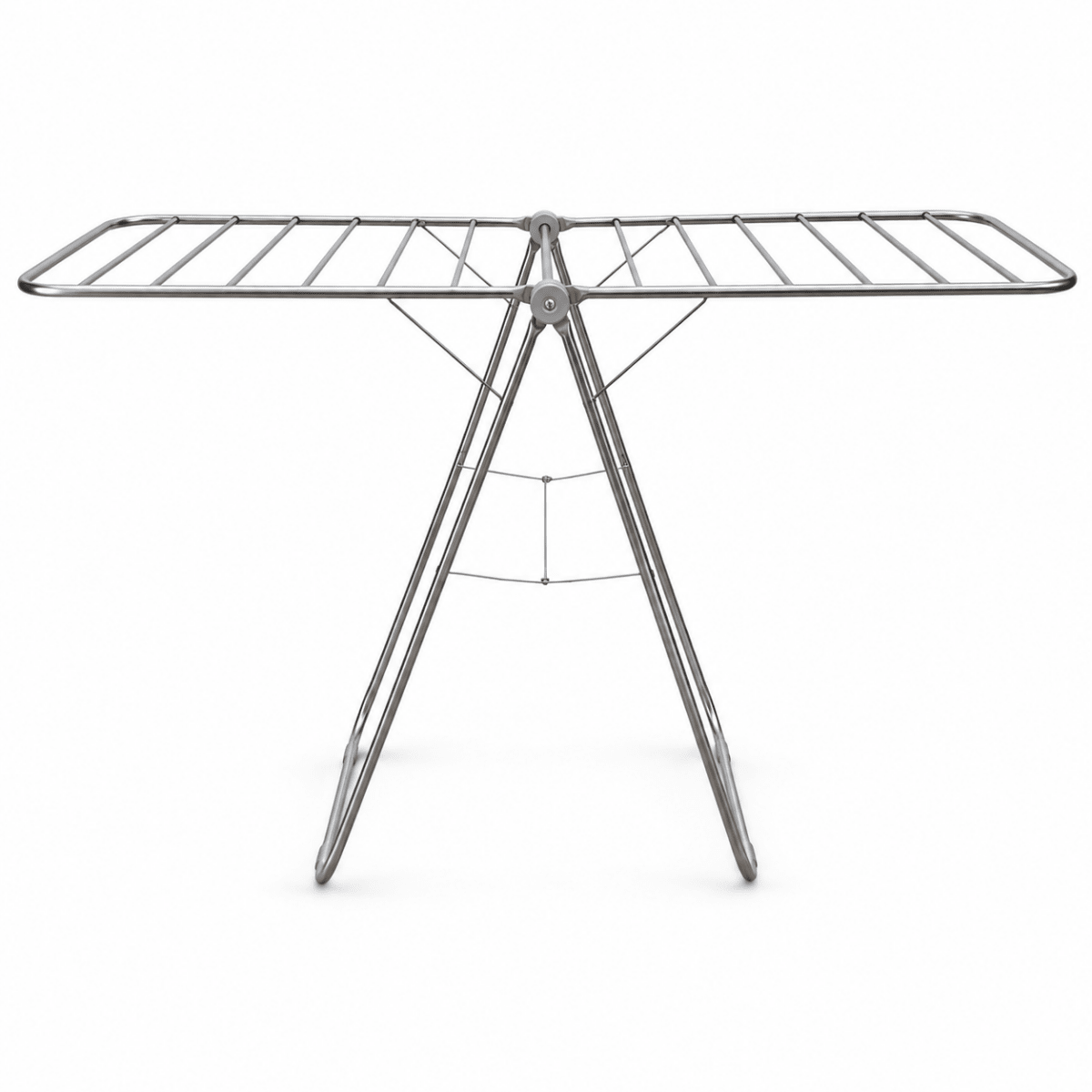 Home Box Acier Collapsible Stainless Steel Clothes Drying Rack – Silver - Al Thahani Furniture