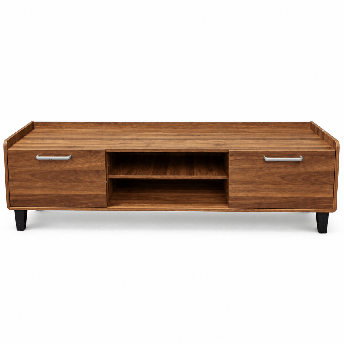 Home Box Alderwood 1.8 Metre TV Unit with 2 Doors – Walnut Brown - Al Thahani Furniture