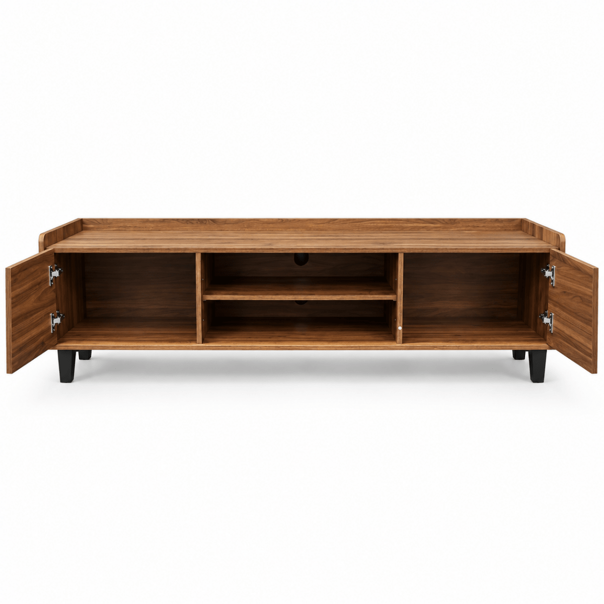 Home Box Alderwood 1.8 Metre TV Unit with 2 Doors – Walnut Brown - Al Thahani Furniture