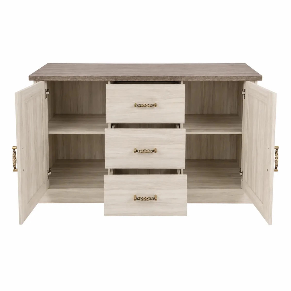 Home Box Angelic 3 - Drawer Sideboard with 2 Doors | used 3 months - Al Thahani Furniture