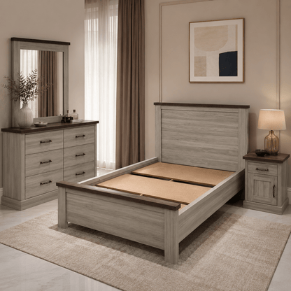 Home Box Angelic Twin Bedroom Set with Mattress – 120 × 200 cm - Al Thahani Furniture