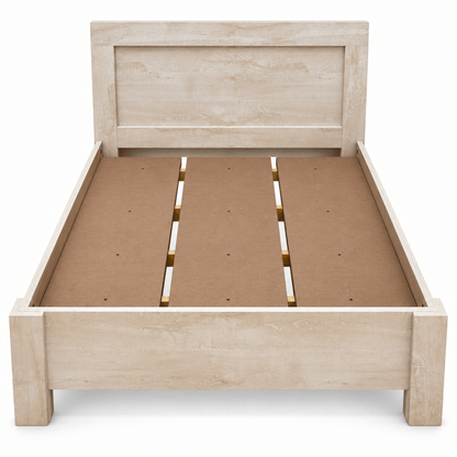Home Box Blair Twin Bed with Mattress – Beige – 120 × 200 cm - Al Thahani Furniture