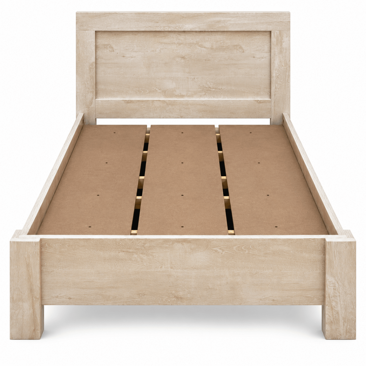 Home Box Blair Twin Bed with Mattress – Beige – 120 × 200 cm - Al Thahani Furniture