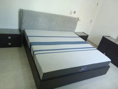 Home Box Cambridge King Bedroom Set | Complete 5 - Piece Suite with Mattress,180x200cm - althahanifurniture