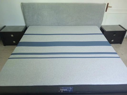 Home Box Cambridge King Bedroom Set | Complete 5 - Piece Suite with Mattress,180x200cm - althahanifurniture