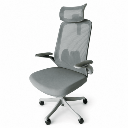 Home Box Clover Milan Ergonomic High Back Office Chair – Grey - Al Thahani Furniture