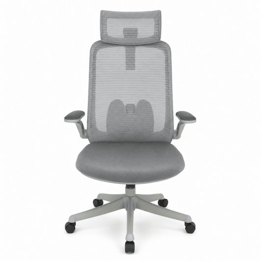 Home Box Clover Milan Ergonomic High Back Office Chair – Grey - Al Thahani Furniture