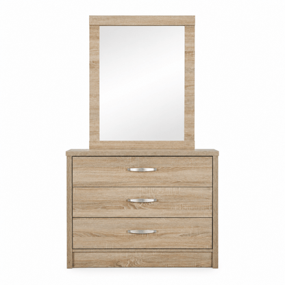 Home Box Costagat 3-Drawer Young Dresser with Mirror | 90x45x75 cm - used 4 months - Al Thahani Furniture