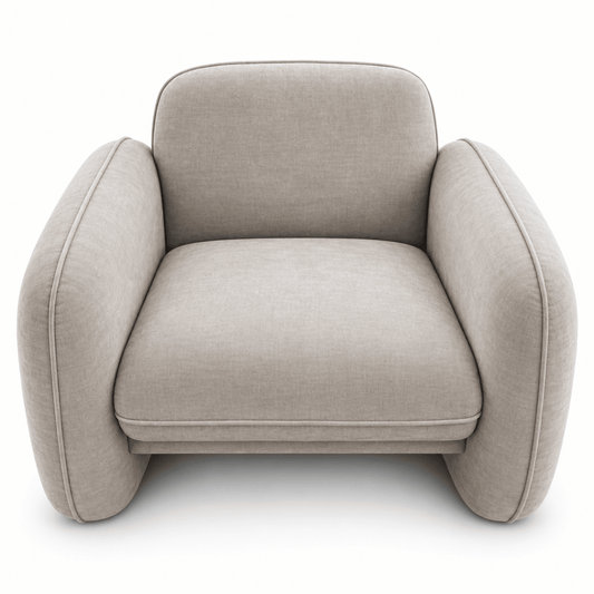 Home Box Falcon Arm Chair Fabric Sofa – Grey – 108 × 91 × 79 cm - Al Thahani Furniture