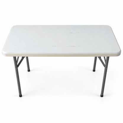 Home Box Flexi Folding Table & Chair Set – 120 × 60 cm – White & Grey - Al Thahani Furniture