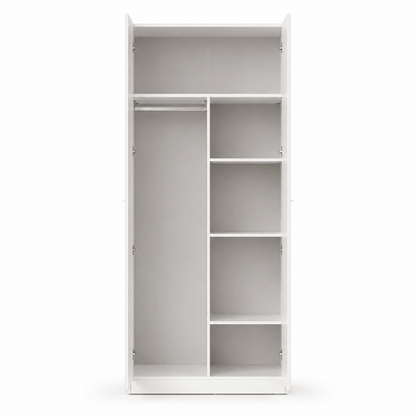 Home Box Frankfurt 2-Door Wardrobe - used 5 months - Al Thahani Furniture