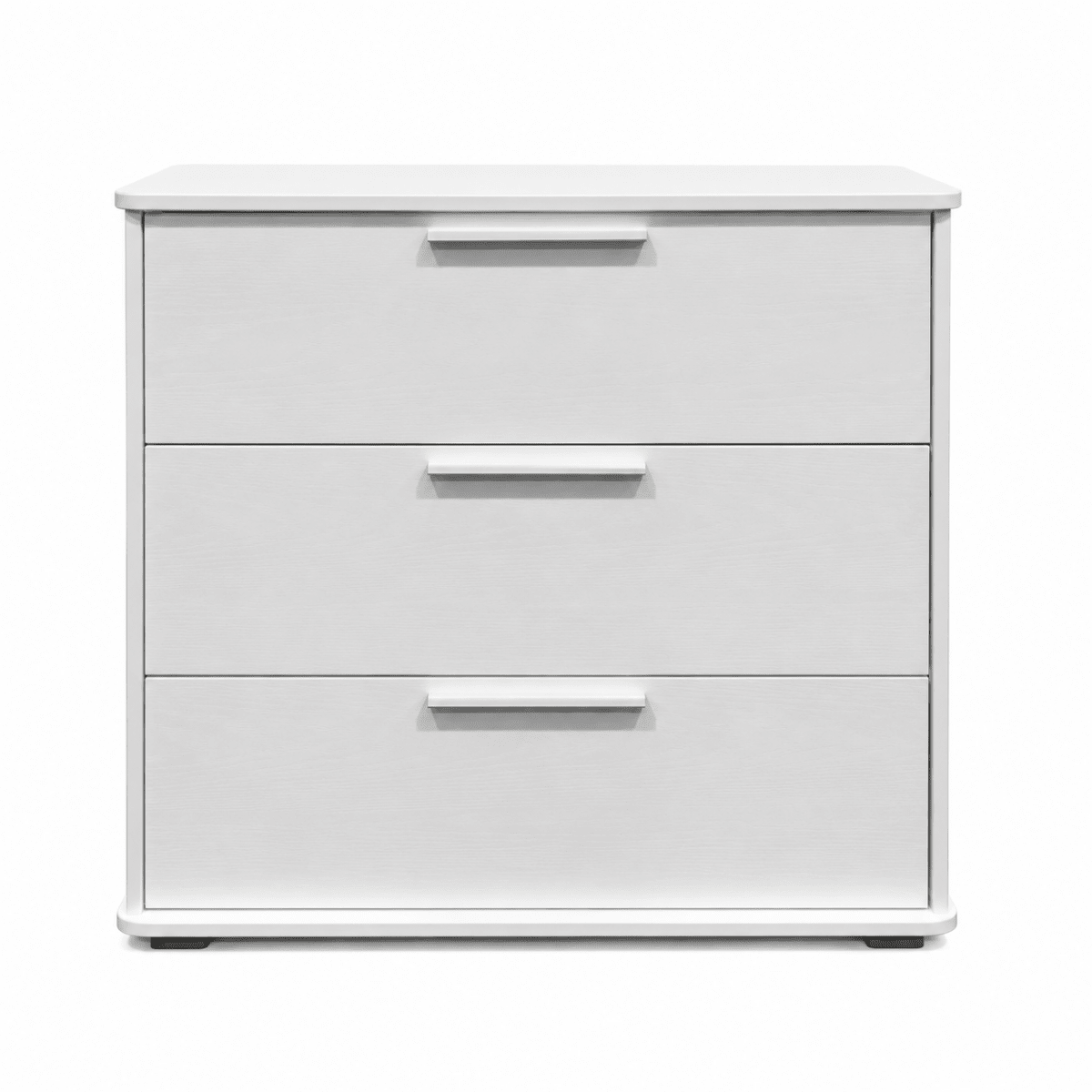 Home Box Frankfurt 3-Drawer Young Dresser | White, 80x39x80 cm - used 5 months - Al Thahani Furniture
