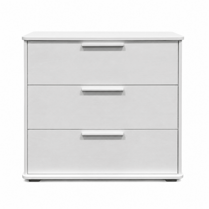 Home Box Frankfurt 3-Drawer Young Dresser | White, 80x39x80 cm - used 5 months - Al Thahani Furniture