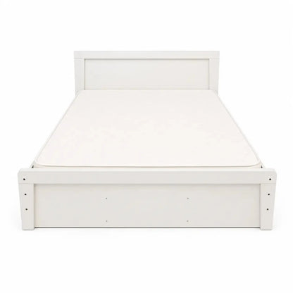 Home Box Kulltorp Plus Queen Bed Set with Mattress | White, 160x200 cm - used 5 months - Al Thahani Furniture