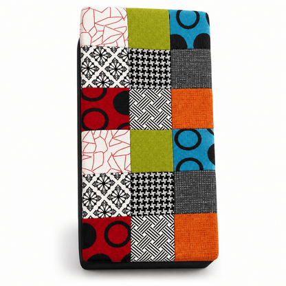 Home Box Mahrgan Viz Patchwork Storage Ottoman Bench - Al Thahani Furniture