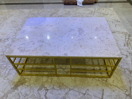 Home Box Modern Center Table | Marble Top - althahanifurniture