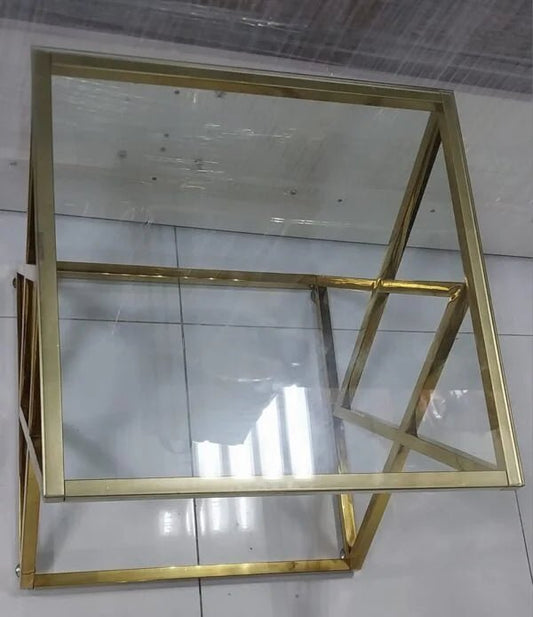 Home Box Modern Coffee Table | Clear Glass Top - althahanifurniture