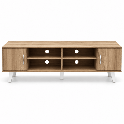 Home Box Movo-Lasero 2-Door TV Unit for TVs up to 70 Inches – Oak - Al Thahani Furniture