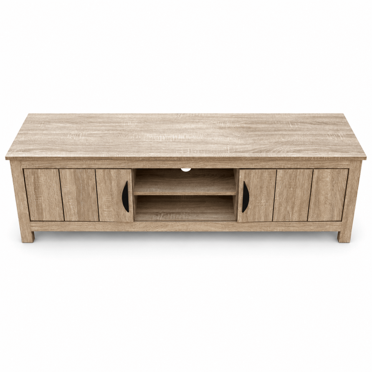 Home Box Nordic Spring 1.6m TV Unit for TVs up to 70 Inches – Light Oak - Al Thahani Furniture