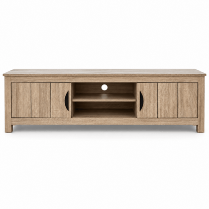 Home Box Nordic Spring 1.6m TV Unit for TVs up to 70 Inches – Light Oak - Al Thahani Furniture