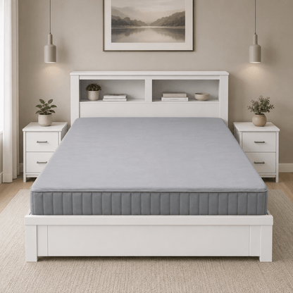 Home Box Philip 4-Piece King Bed Set | White, 180x200 cm - used 8 months - Al Thahani Furniture