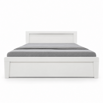 Home Box Queen Bed Frame with Mattress – White – 160 × 200 cm - Al Thahani Furniture